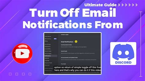 How To Turn Off Email Notifications From Discord 2024 Discord Mastery