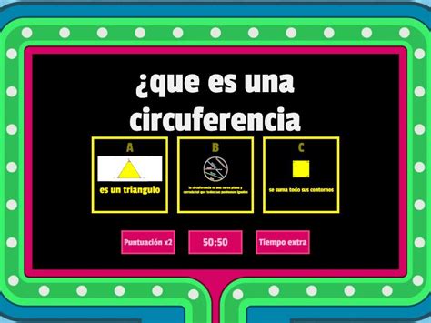 ¿que Son Las Partes De Una Circuferncia Gameshow Quiz