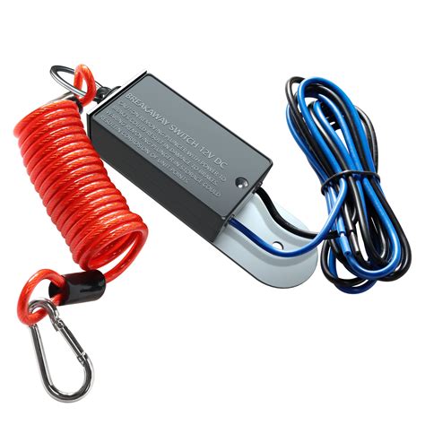 Buy BestuneTrailer Breakaway Switch With 4 Ft Breakaway Coiled Cable