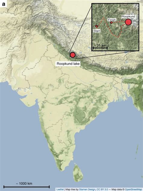 Sull Himalaya c è un lago con centinaia di scheletri umani che