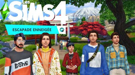 SIMS 4 Découverte Escapade enneigée LE CAS VOD YouTube