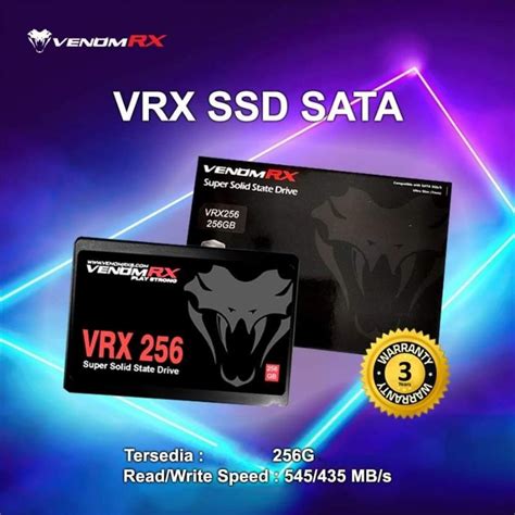 Jual Ssd Sata Venom Rx Gb Solid State Drive Internal