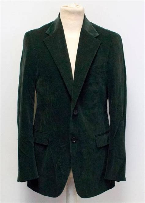 Prada Dark Green Corduroy Suit For Sale At 1stdibs Corduroy Suit