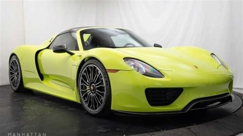 Check The Spec A 1 Of 2 2015 Porsche 918 Spyder In Acid Green