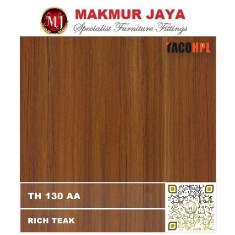 Jual HPL TACO TH 130 AA RICH TEAK I WOODGRAIN Kota Tangerang Selatan