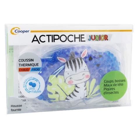 Actipoche Junior Coussin Thermique Chaud Froid Zèbre Cdiscount Santé