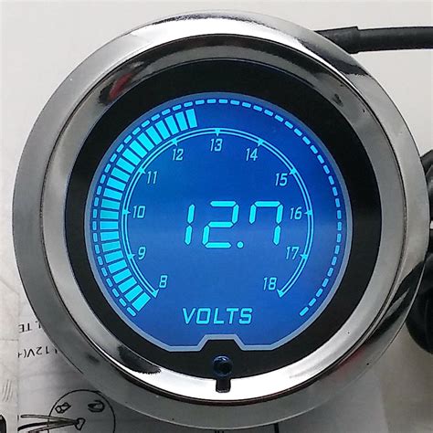 Iztoss Mm Colors Led Car Voltage Meter Auto Digital Volt Gauge