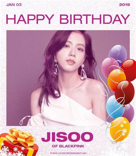 Happy Birthday Blackpink Jisoo January