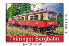 Th Ringer Bergbahn Triebwagen Der Br K Hlschrankmagnet Bahnbu