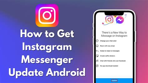 How To Get Instagram Messenger Update Android Youtube