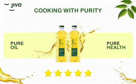 Jivo Canola Oil Litre Cold Press Canola Cold Press Edible Oil Pack