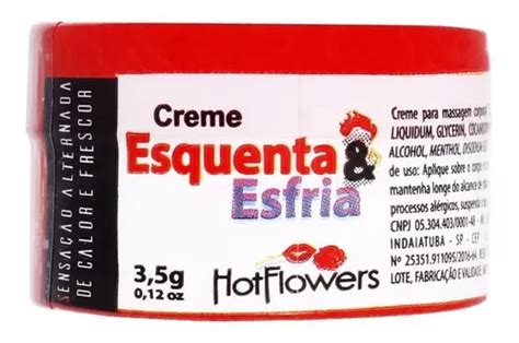 Creme Excitante Esquenta E Esfria Unissex G Hot Flowers Mercadolivre