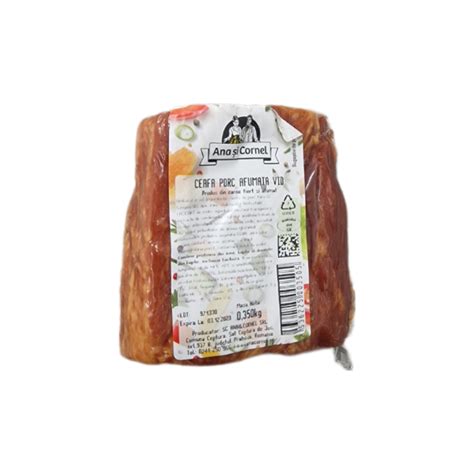 ANA SI CORNEL CEAFA PORC AFUMATA 500G ROMANIAN PRODUCS