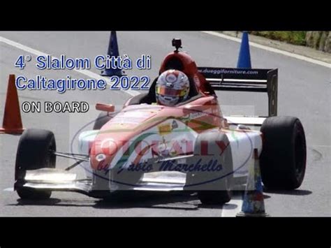 Slalom Citt Di Caltagirone On Board Formula Gloria C Youtube