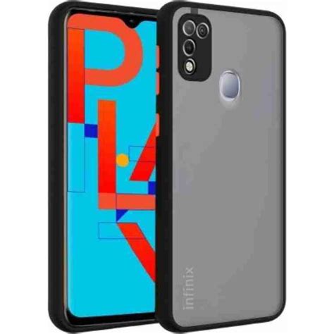 Smoke Matte Finish Camera Protection Case Back Cover For Infinix Hot Play Daraz Bd