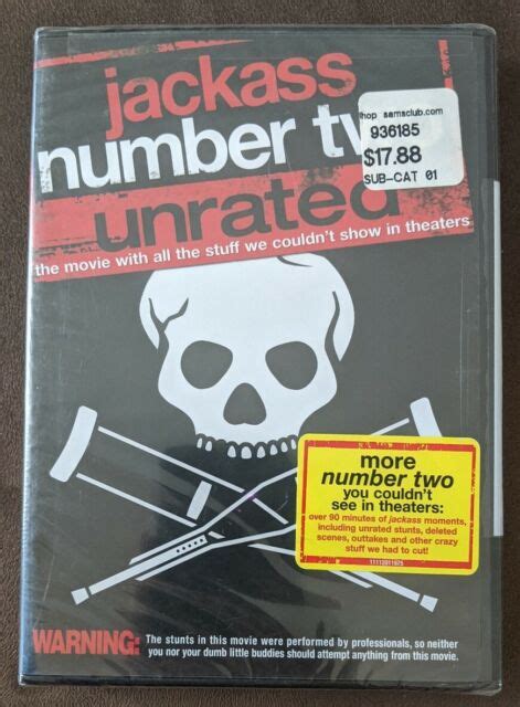 Mtv Jackass Number Two Unrated Dvd Brand New Factory Sealed Ebay