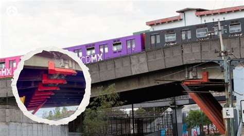 L Nea Del Metro Cdmx Qu Son Y Para Qu Sirven Las Vigas Naranjas