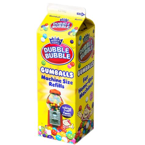 Dubble Bubble Assorted Mini Gumballs Carton 20 Oz Carton • Gumballs