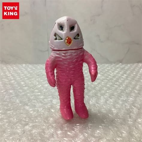 【傷や汚れあり】1円～ 箱無し ブルマァク ウルトラマン ザラブ星人 ミニ ソフビ フィギュア ピンク成型の落札情報詳細 Yahoo