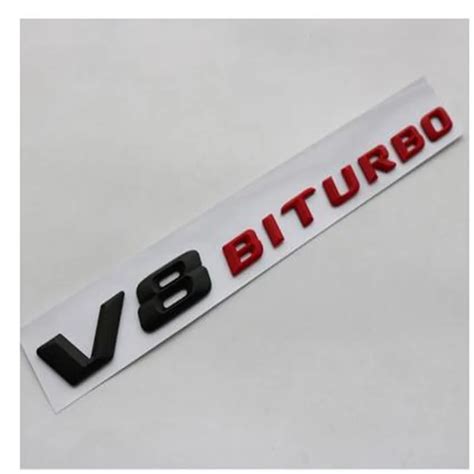 D Abs V Biturbo Emblem Badge Decal Car Sticker Car Styling For Benz