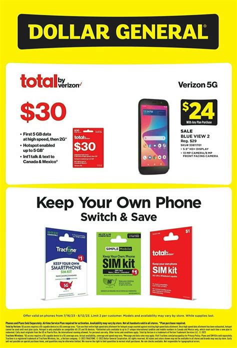 Dollar General Weekly Wireless Specials Weekly Ads And Circulars From