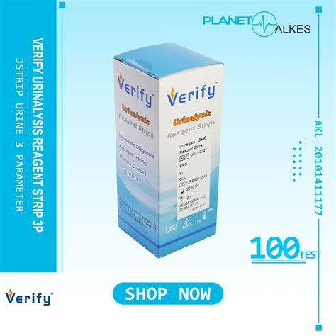 Urinalysis Verify Parameter Tes Protein Urine Verify P Strip Tes