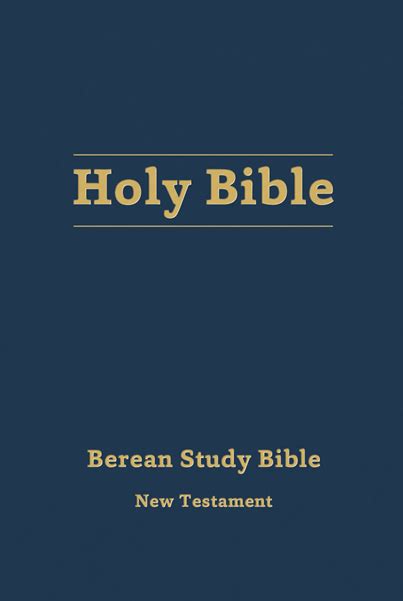 Berean Bible in Print