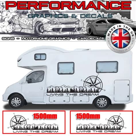 Large Van Graphics Stickers Decal Camper Van Motorhome Caravan Both