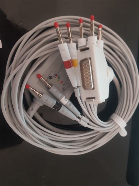 Cable Paciente De Puntas Tipo Banana Para Ecg Bionet Meses Sin