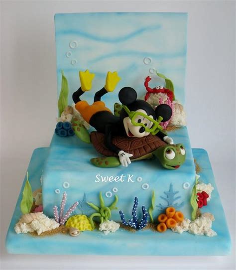 Mickey Under The Sea Decorated Cake By Karla Sweet K CakesDecor