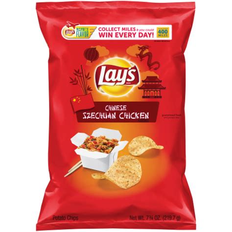 Lays Chinese Szechuan Chicken Potato Chips 775 Oz Kroger