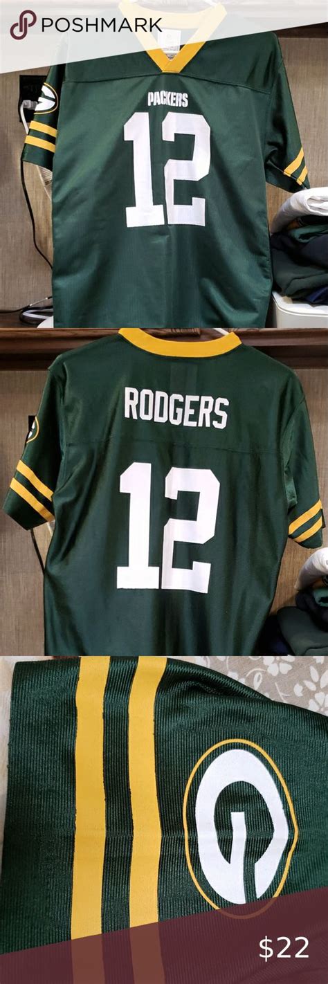 Green Bay Packers Aaron Rodgers #12 Jersey Youth L | Aaron rodgers ...