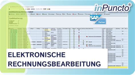 Elektronische Rechnungsbearbeitung In SAP YouTube