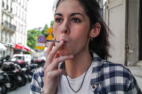 Girl Smoking Paris France Pedro Bordes Flickr