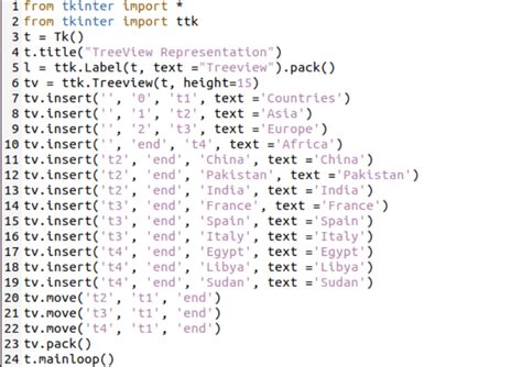 Python Tkinter Treeview Double Click Node Radarquest