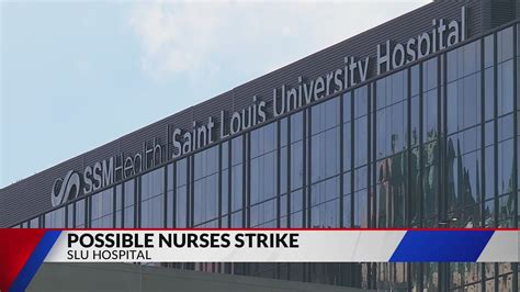 Nurses Ready To Strike At Saint Louis University Hospital For Better Standards Youtube