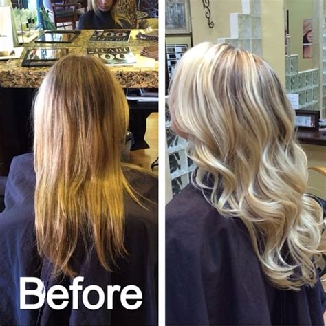 Fantastic Long Blonde Hair Extensions Before And After Superbes