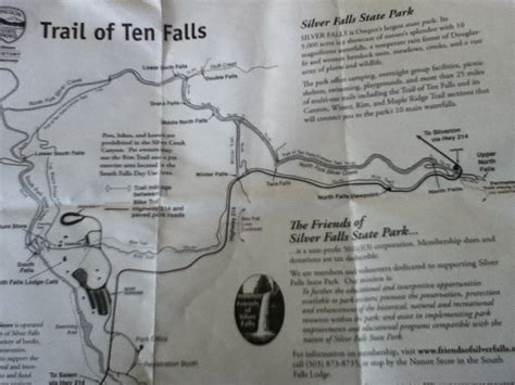 Silver Falls State Park Map - Maps Model Online