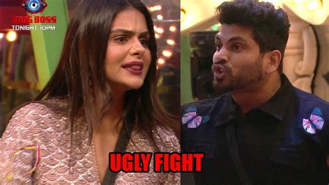 Bigg Boss Priyanka Chahar Choudhary And Shiv Thakare Get Into An