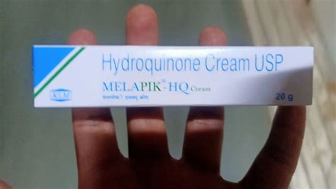 Melapik Hq Hydroquinone Cream Usp Packaging Type Box Packaging Size