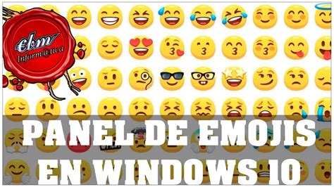 Como Activar El Panel De Emojis En Windows Youtube