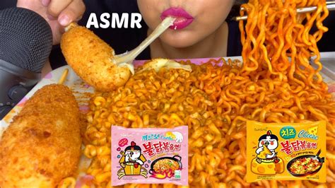 Asmr Samyang Cheesy Spicy Noodle Carbonara Fire Noodles With Korean