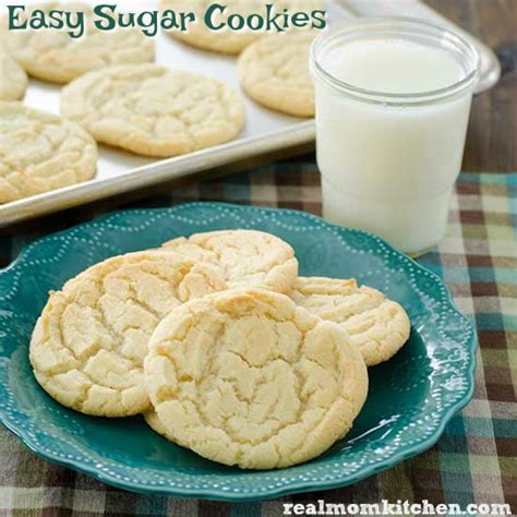 Easy Sugar Cookies Real Mom Kitchen