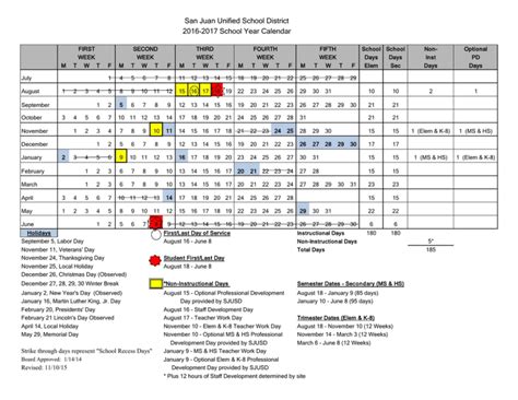 Capistrano District Calendar - Printable Word Searches