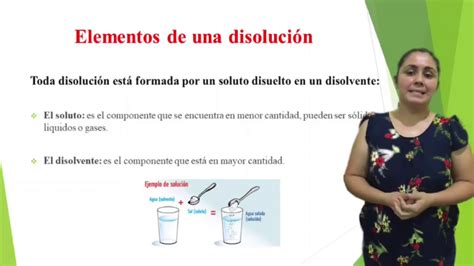 Componentes de una disolución Noveno Grado Ciencias Naturales YouTube