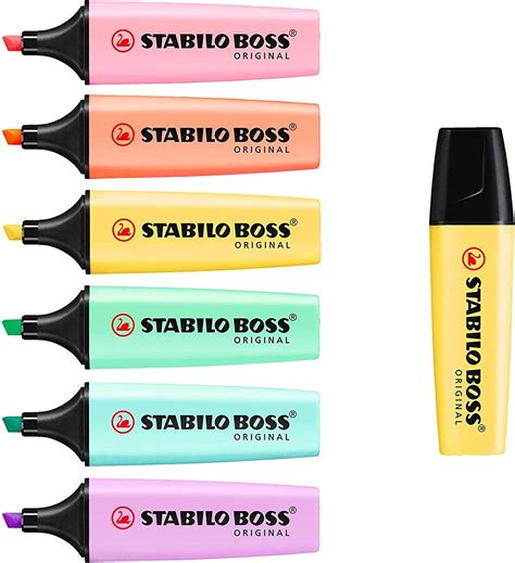 Surligneurs Stabilo Boss Original Set De Bureau De Surligneur Fluo