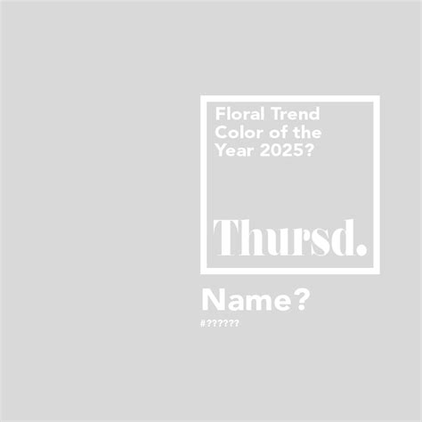 What Will Be The Thursd Floral Trend Color Of 2025