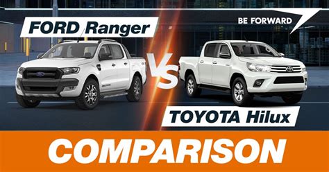 Ford Ranger vs Toyota Hilux Comparison