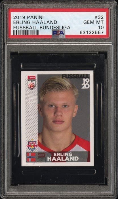 2019 20 Panini Fussball Bundesliga 32 Erling Haaland Catawiki