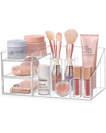 Hblife Clear Acrylic Lipstick Organizer Stand Spaces For Makeup